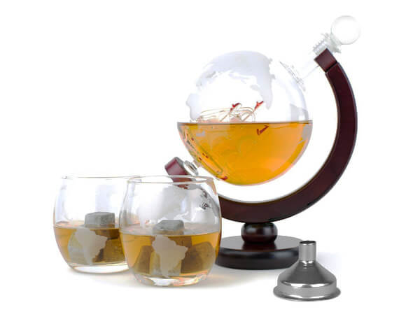 Globe Decanter - best whiskey decanter set