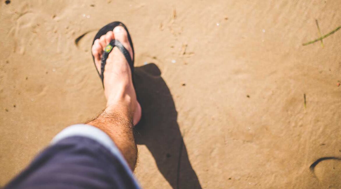 best flip flops with arch support men's