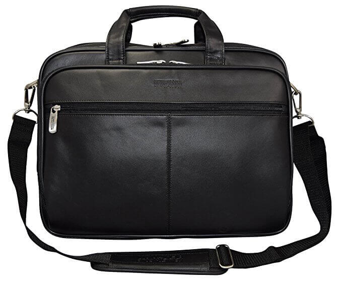 Kenneth Cole Reaction "The I Rest My Case" Leather Briefcase - best leather briefcases for men 